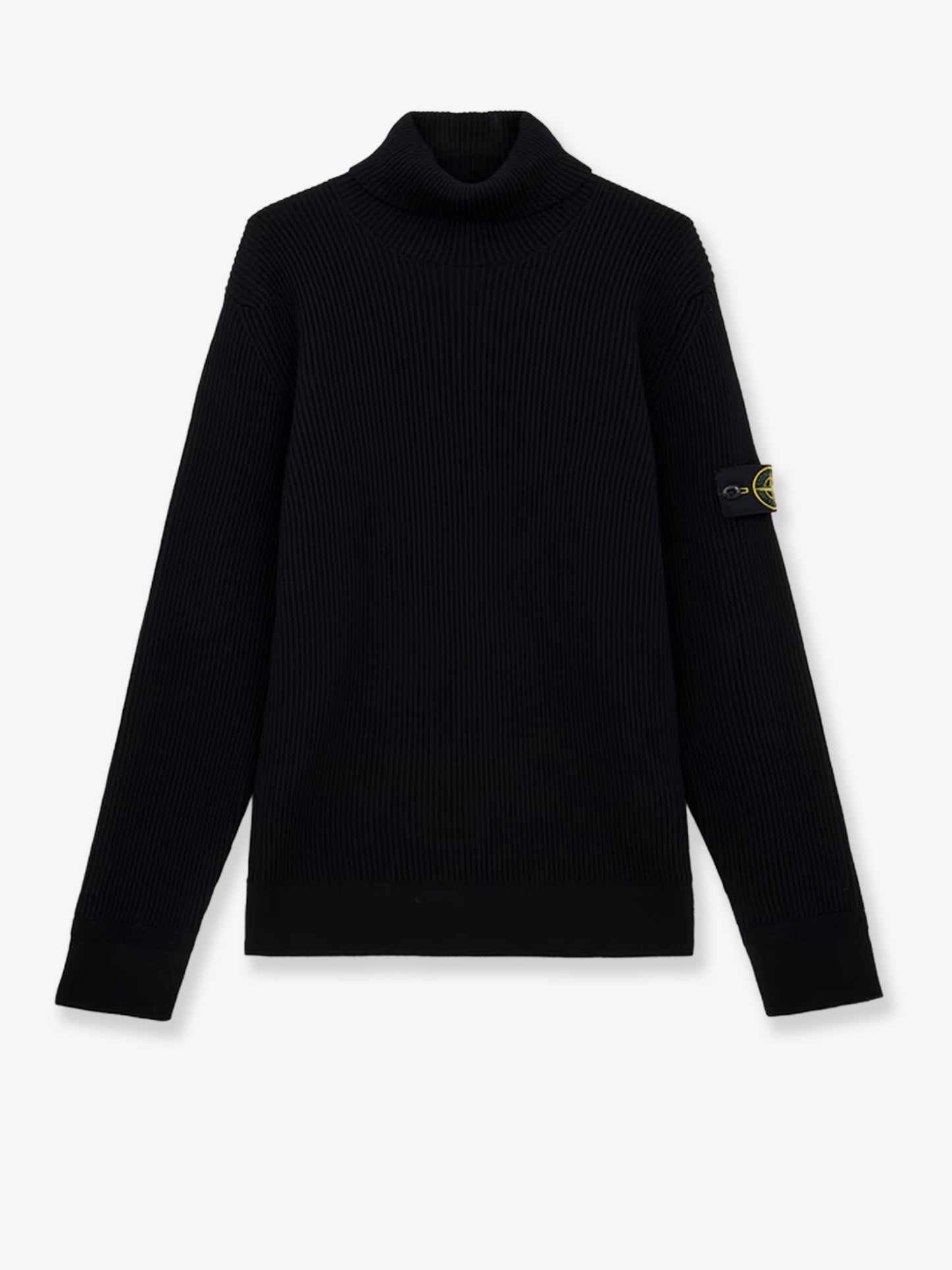 Certified virgin wool turtleneck sweater