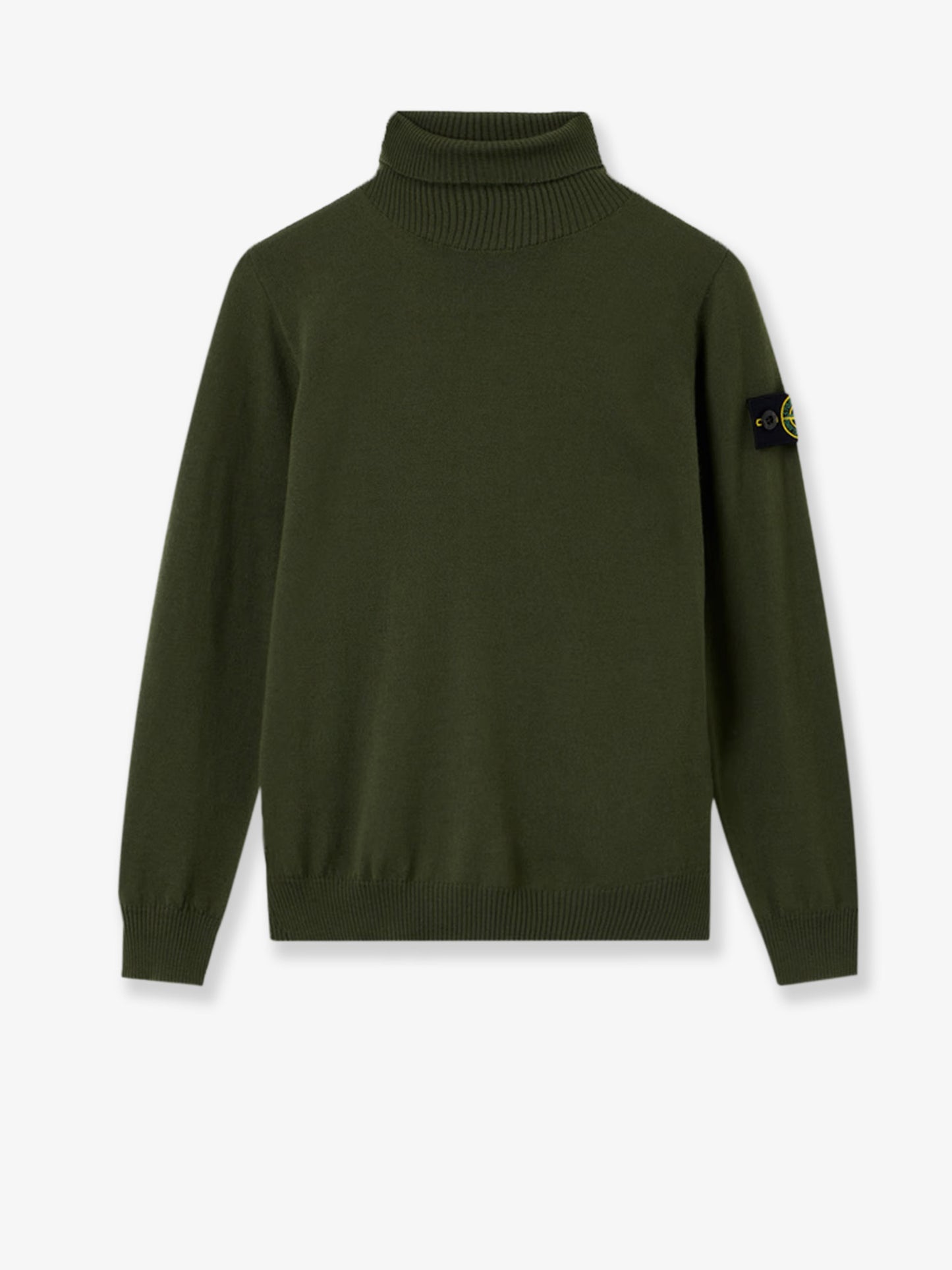 Certified virgin wool turtleneck sweater