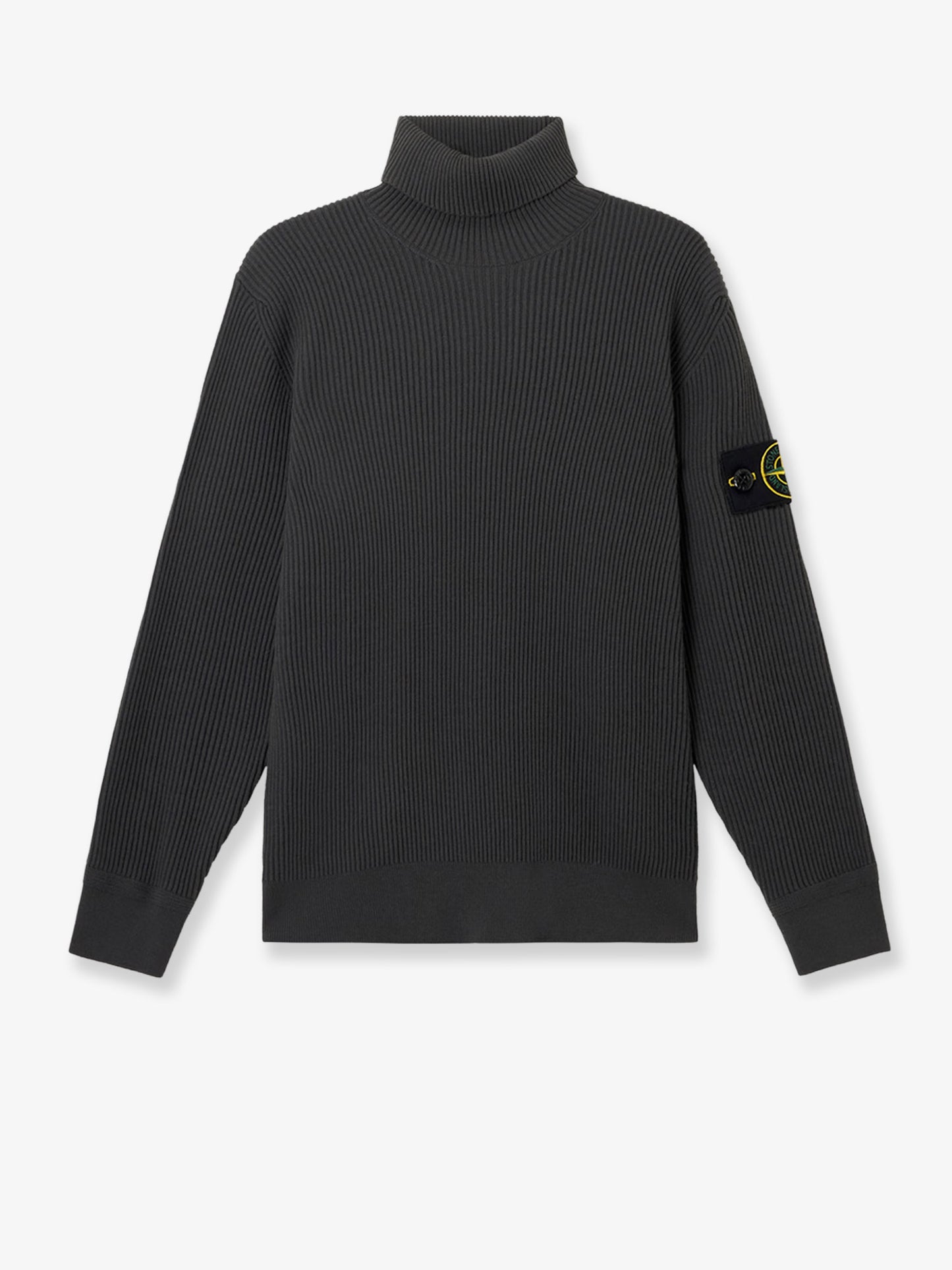 Certified virgin wool turtleneck sweater