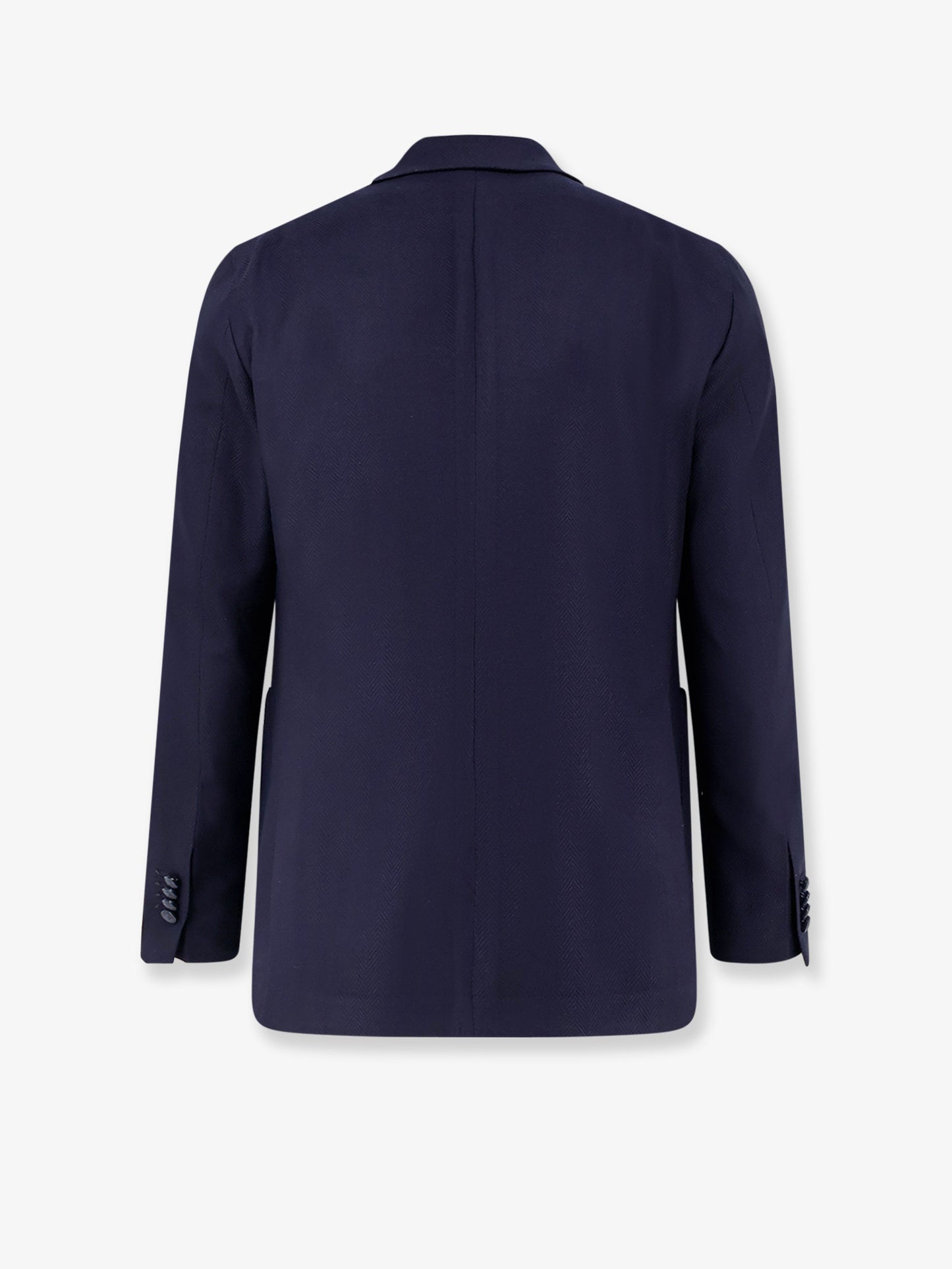 Double-breasted virgin wool blazer