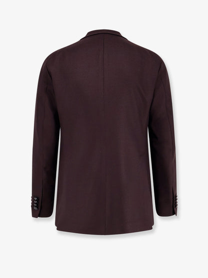 Single-breasted virgin wool blazer thumbnail