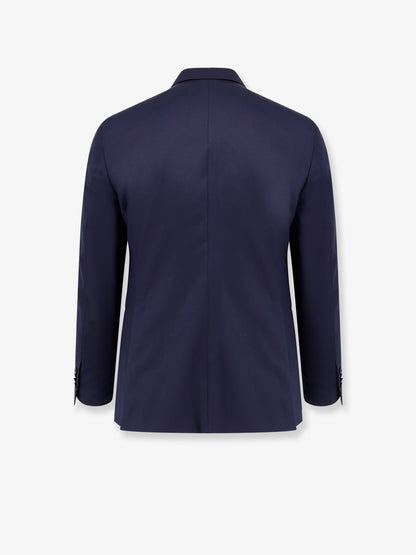 Saglia virgin wool double-breasted suit thumbnail