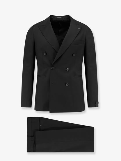 Saglia virgin wool double-breasted suit thumbnail