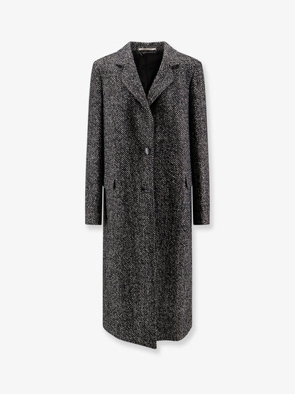 Amanda herringbone fabric coat thumbnail