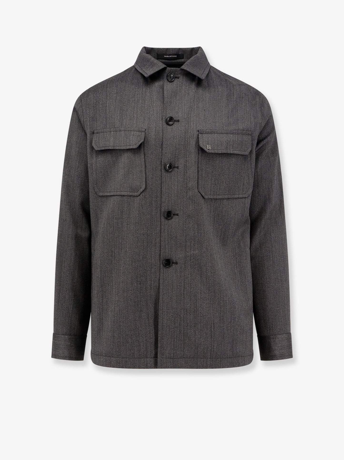 Overshirt wool jacket