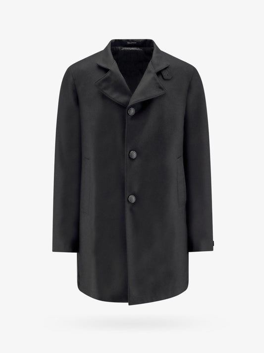 Water repellent virgin wool coat