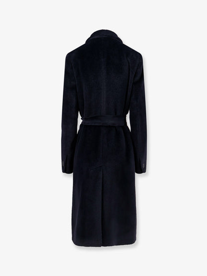 Jole double-breasted alpaca and wool coat thumbnail