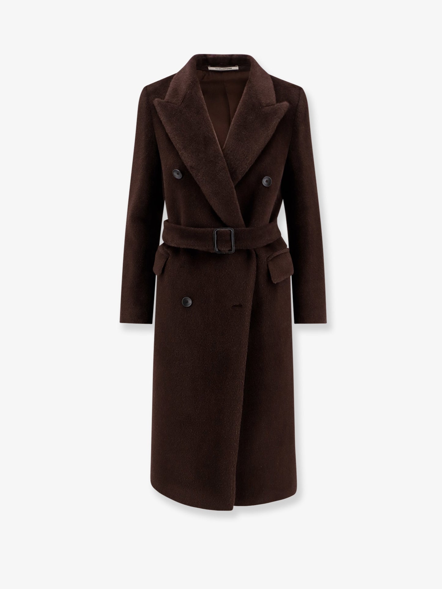 Jole double-breasted alpaca and wool coat