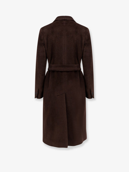 Jole double-breasted alpaca and wool coat thumbnail