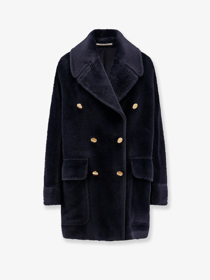 Lillian alpaca and virgin wool coat thumbnail