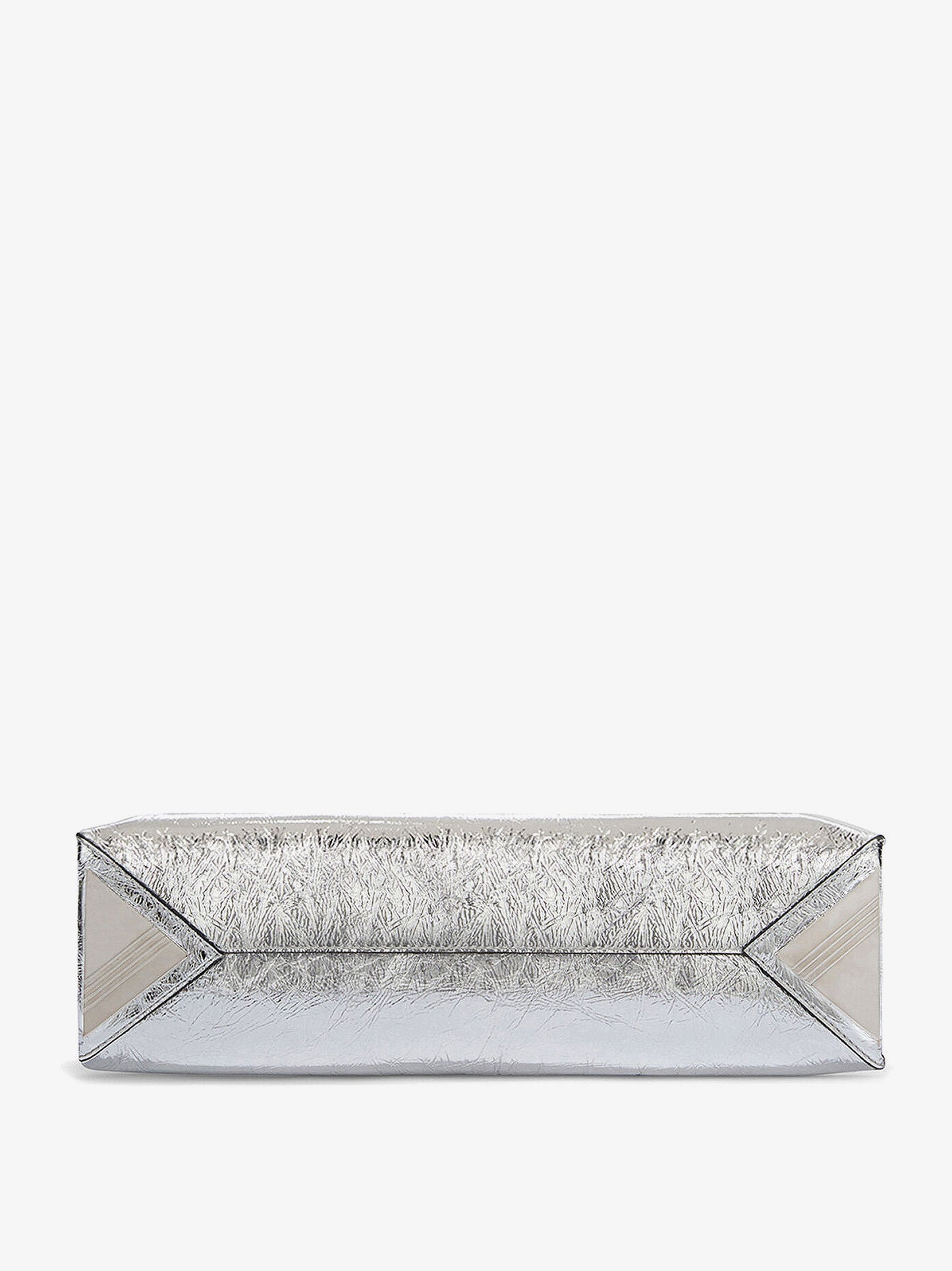 La Passeggiata Small laminated leather shoulder bag