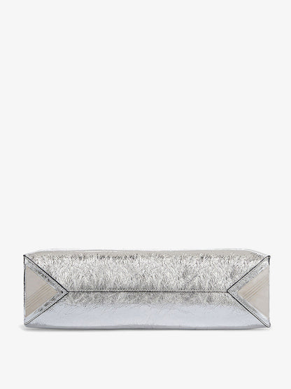 La Passeggiata Small laminated leather shoulder bag thumbnail