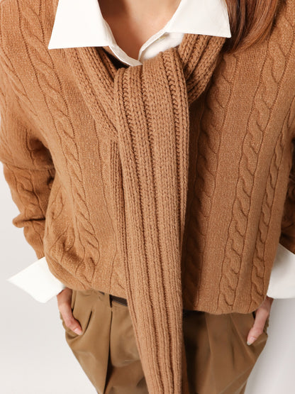 Amos virgin wool scarf thumbnail