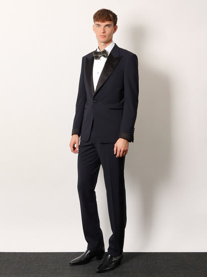 Wool tuxedo with contrasting profiles thumbnail
