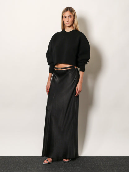 Silk midi skirt thumbnail
