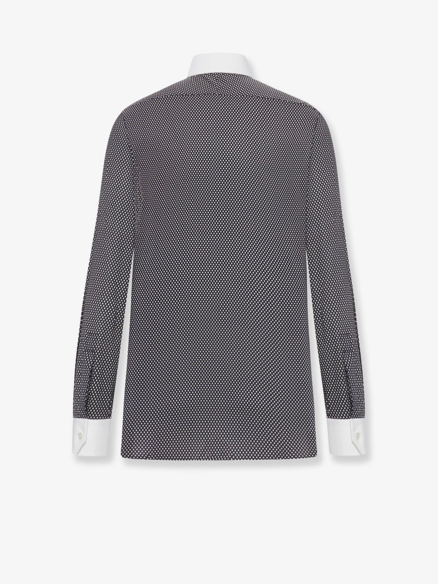 Microfantasy cotton shirt