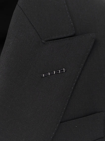 Double-breasted wool blazer thumbnail