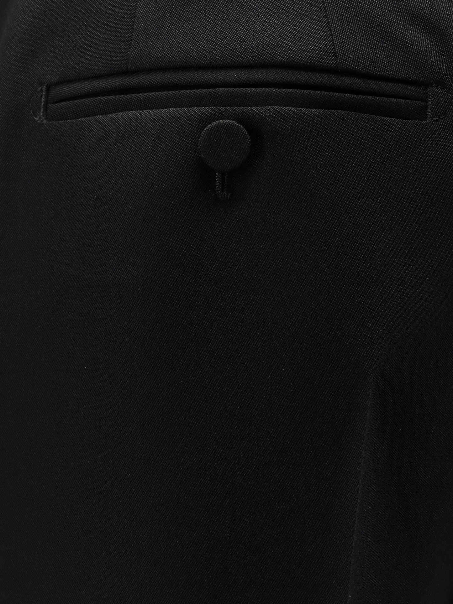 Pleated wool trousers