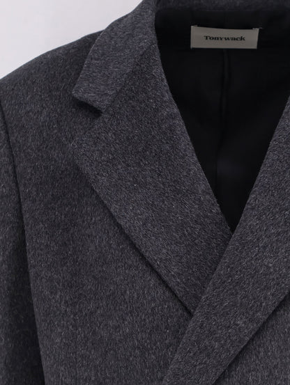Tailored wool and cashmere coat thumbnail