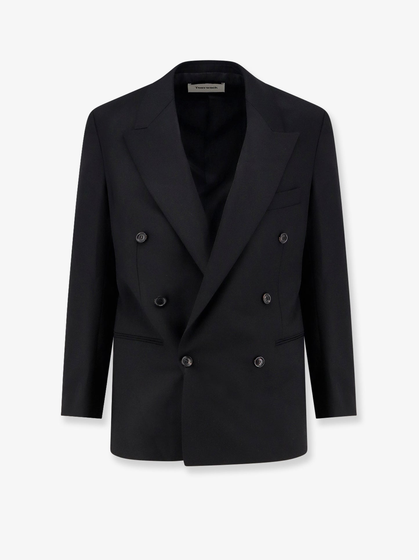 Tailored wool blend Unisex blazer