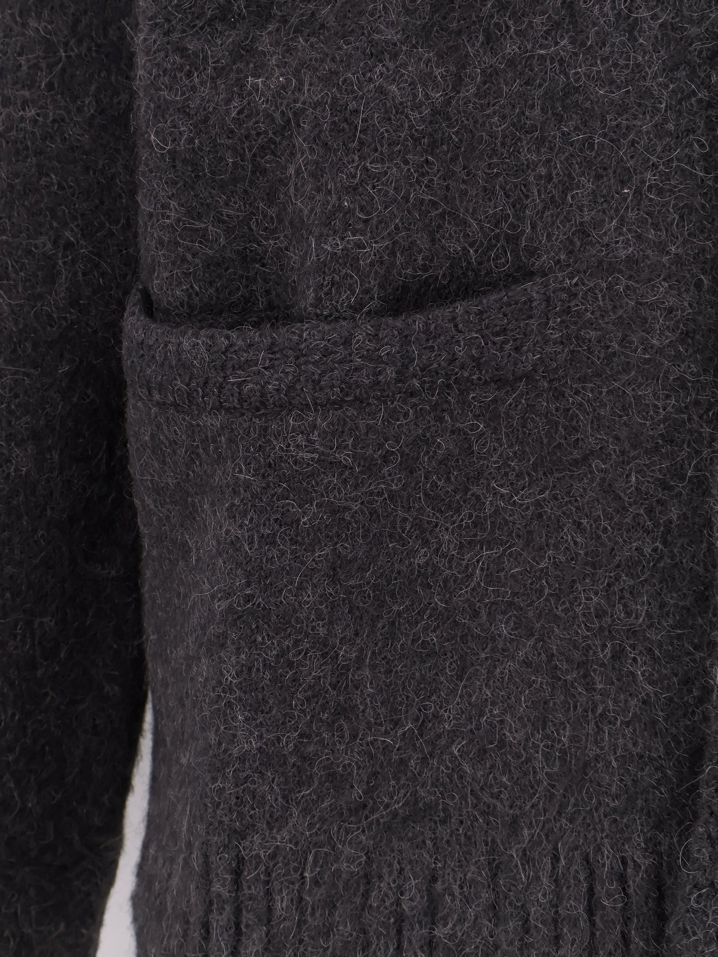 Jacquard Unisex alpaca cardigan