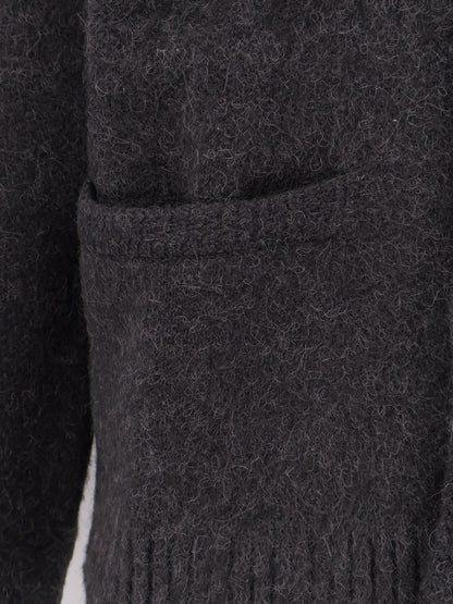 Jacquard Unisex alpaca cardigan thumbnail