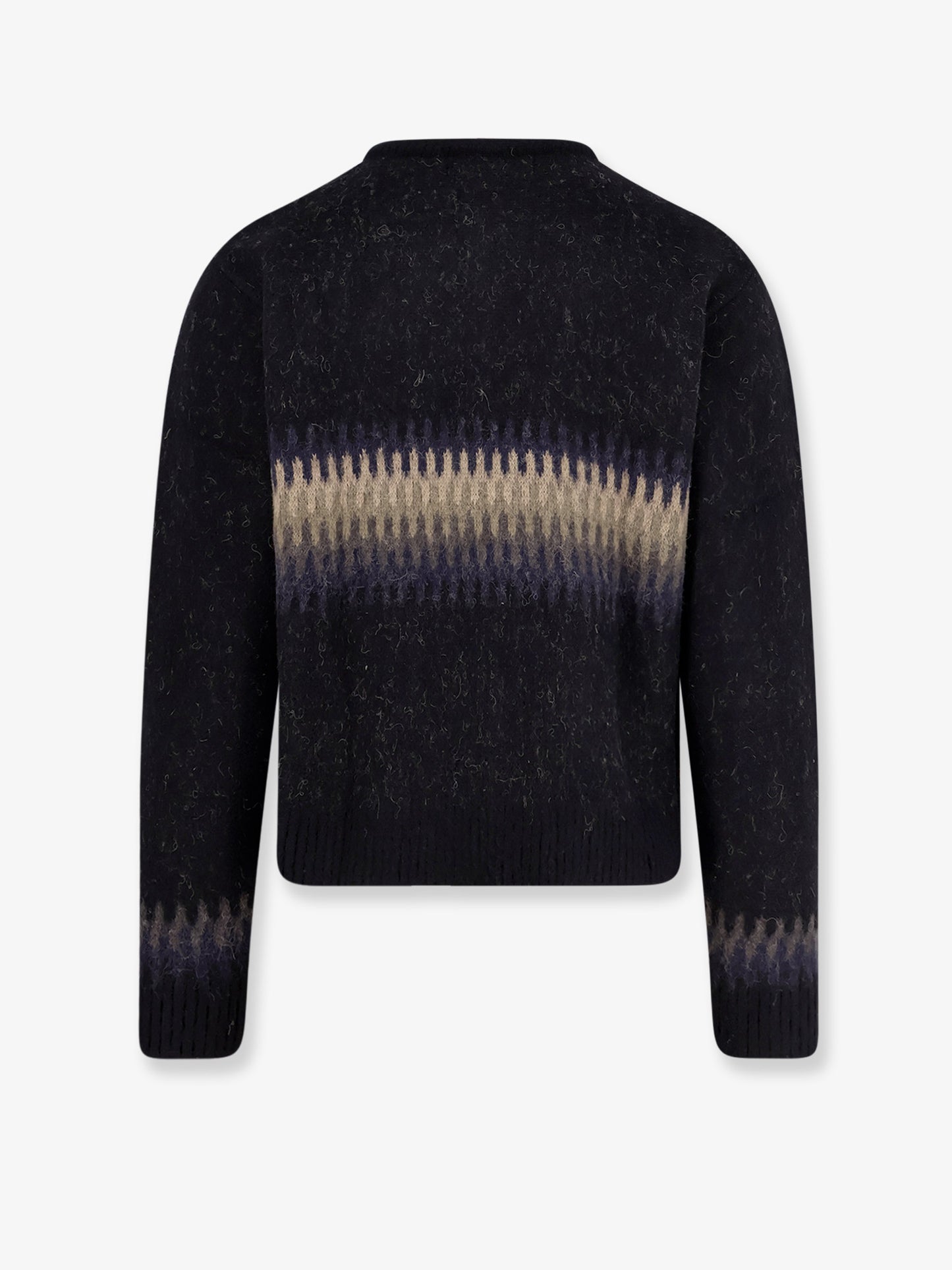 Jacquard Unisex alpaca cardigan