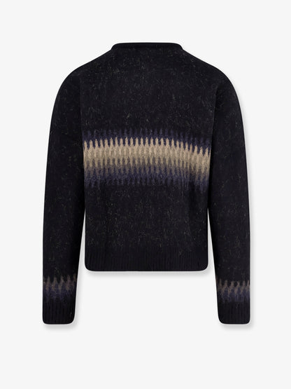 Jacquard Unisex alpaca cardigan thumbnail