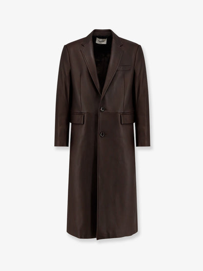 Unisex leather coat thumbnail