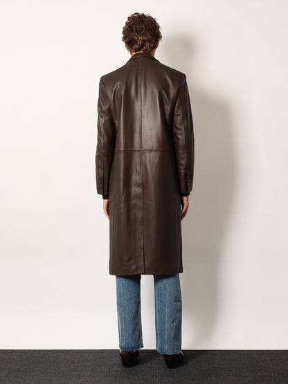 Unisex leather coat thumbnail