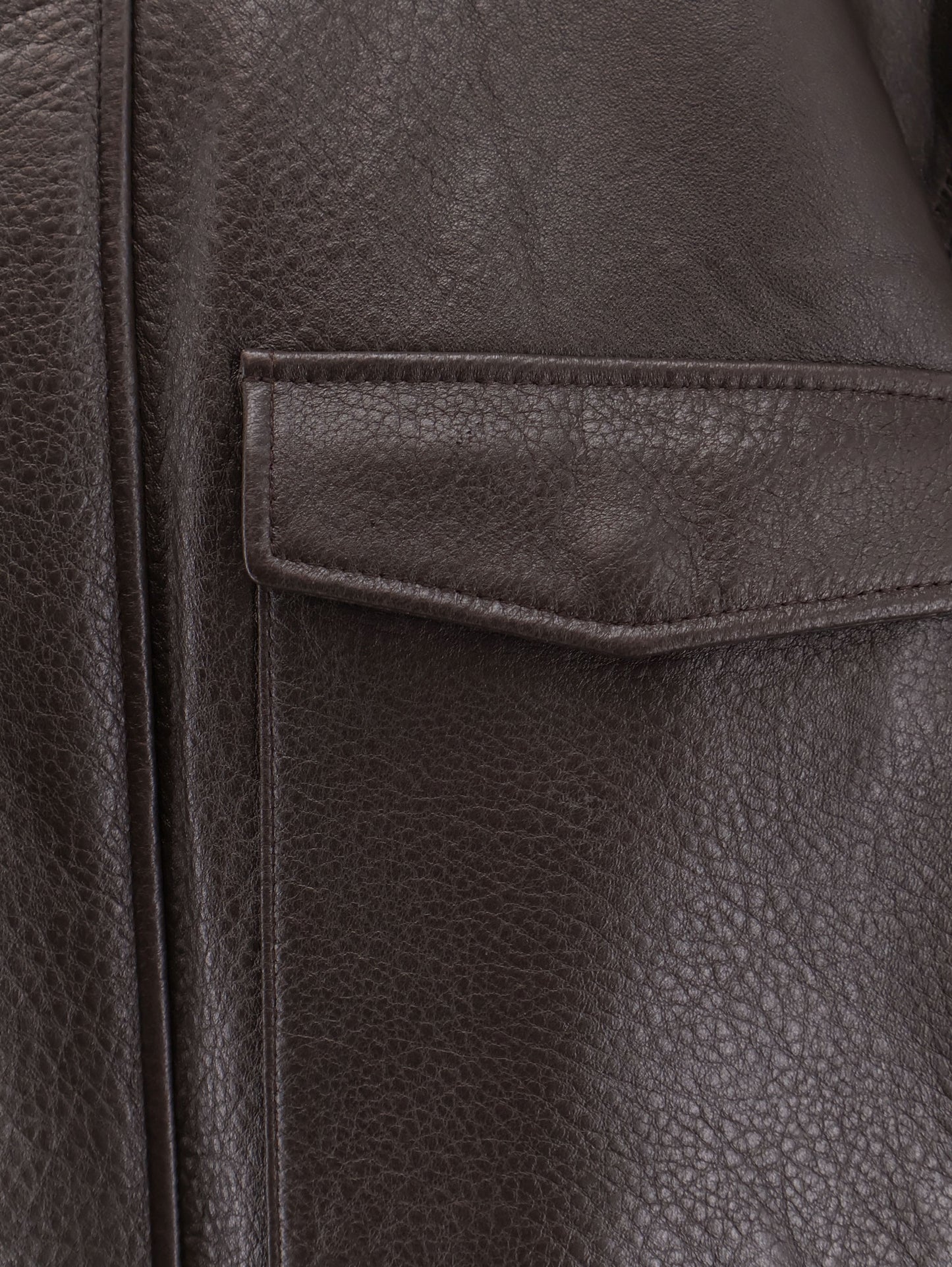 Unisex leather jacket