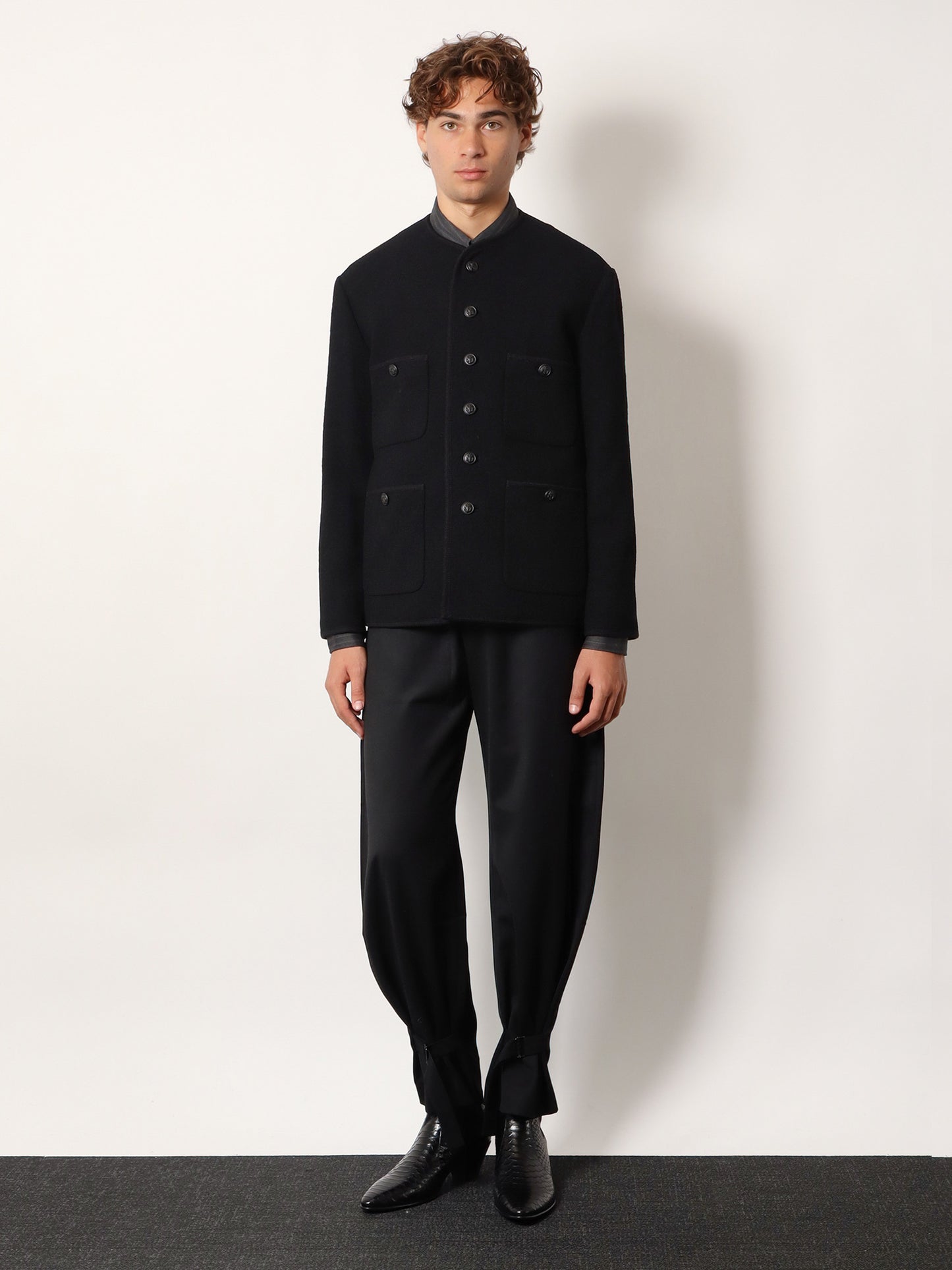 Wool blend Unisex trousers