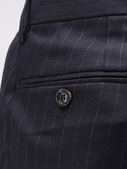 Wool blend Unisex pinstriped trousers thumbnail