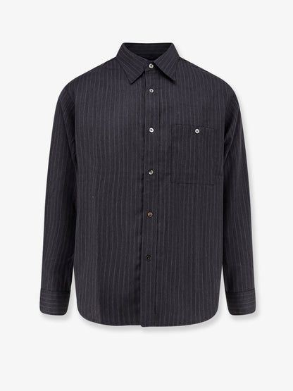 Striped wool blend Unisex shirt thumbnail