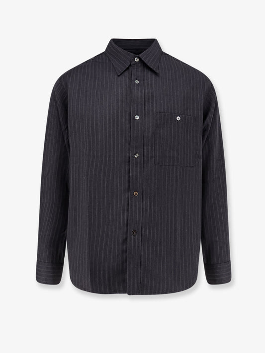 Striped wool blend Unisex shirt