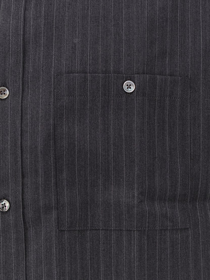 Striped wool blend Unisex shirt thumbnail