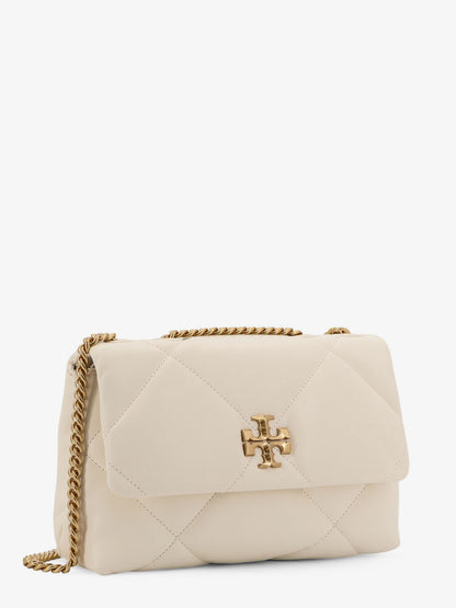 Borsa a spalla Kira in pelle matelassé con logo in metallo thumbnail