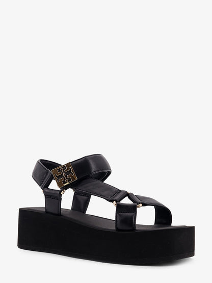 Mellow leather wedge sandals thumbnail
