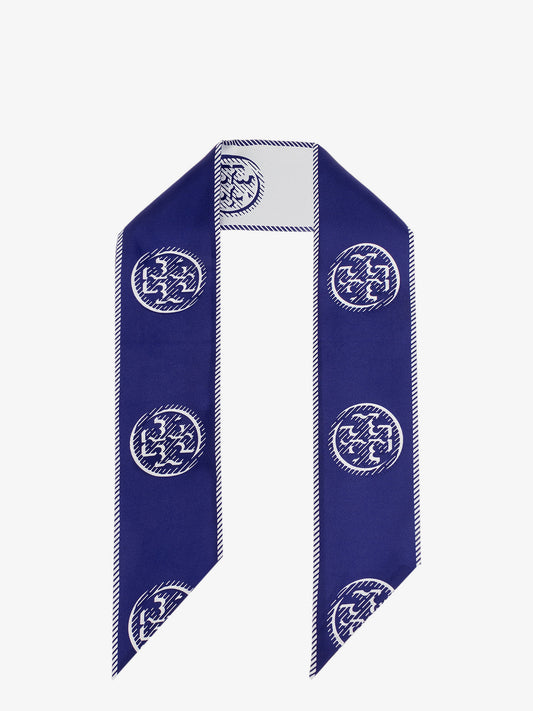 Medallion Logo Ribbon silk tie