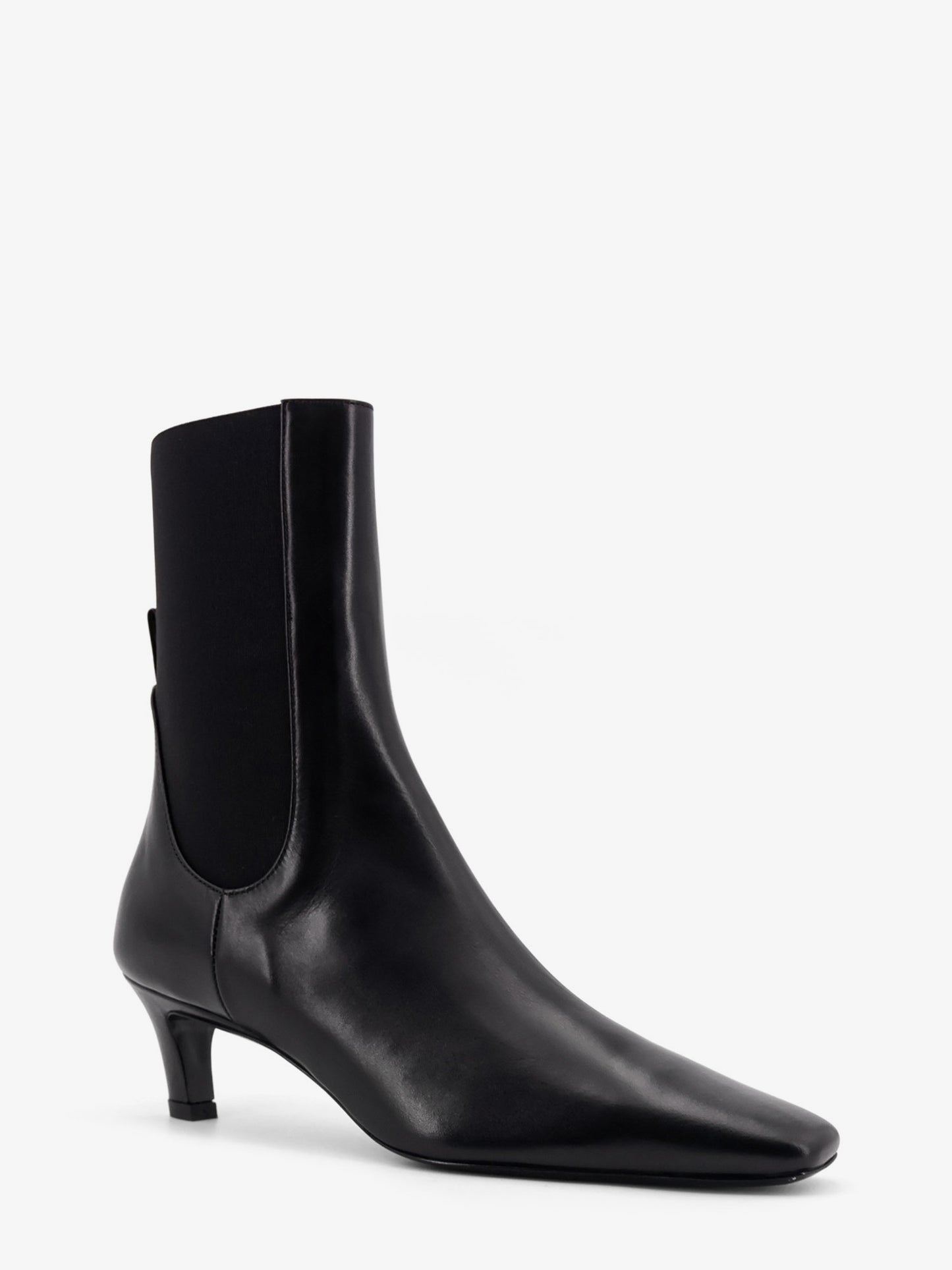 The Mid Heel Boot leather boots