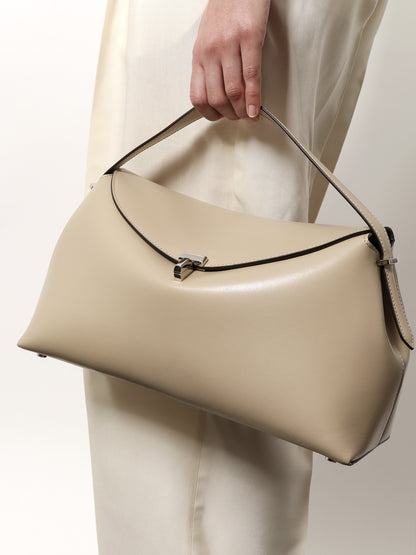 T-Lock leather shoulder bag thumbnail