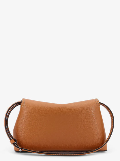 T-Lock leather clutch with contrasting stitching thumbnail