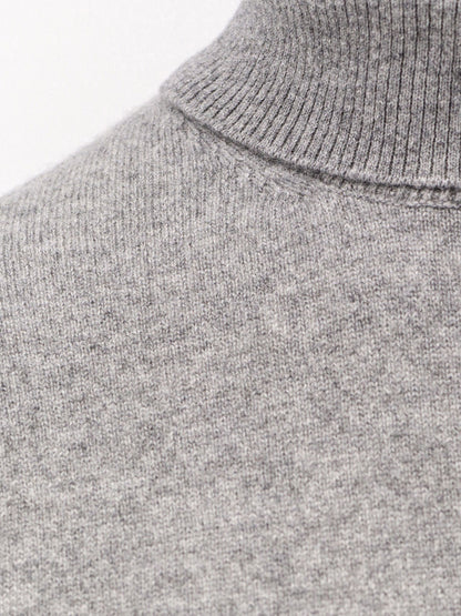Cashmere turtleneck sweater thumbnail