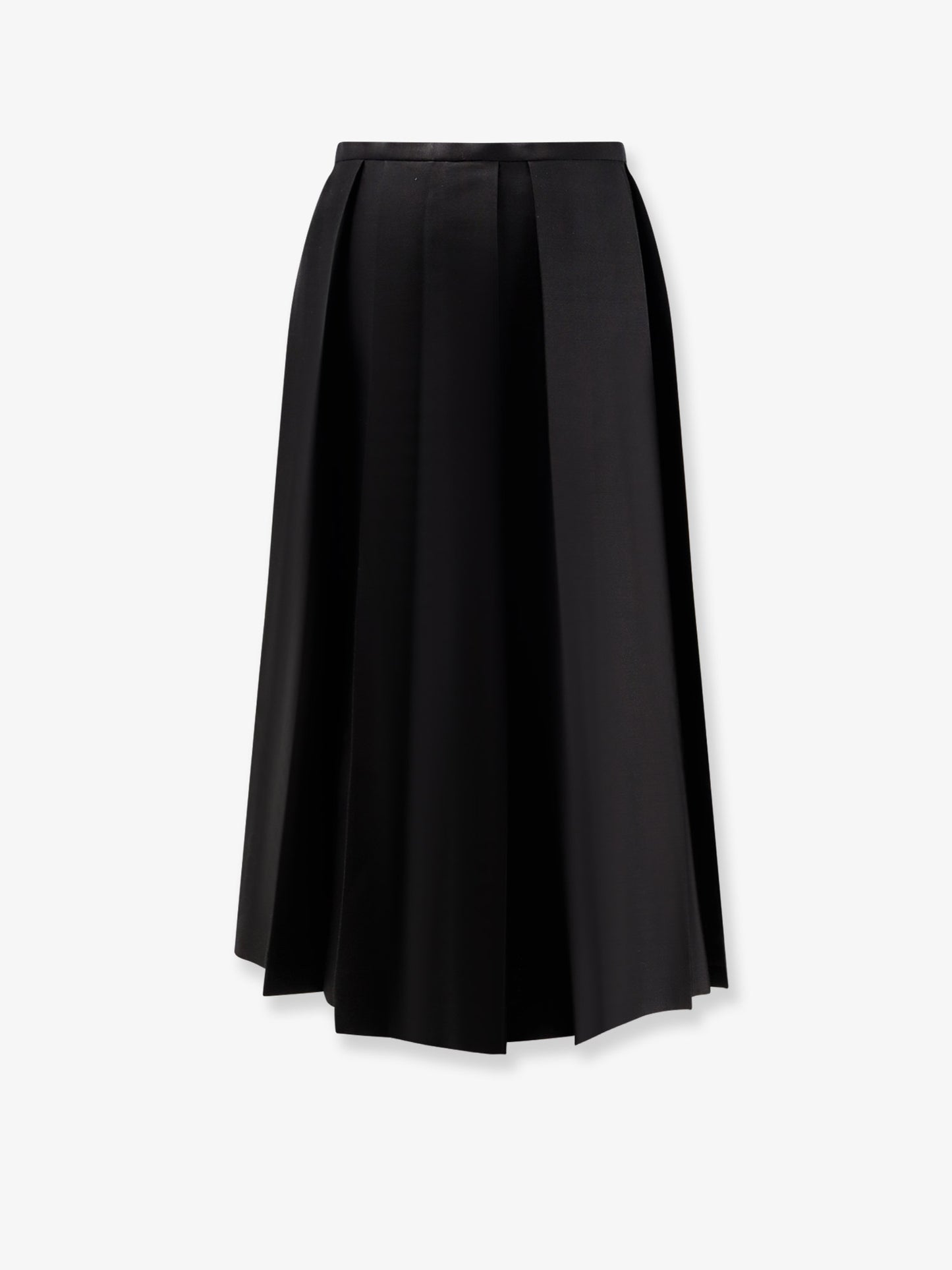 Wool and silk midi dress