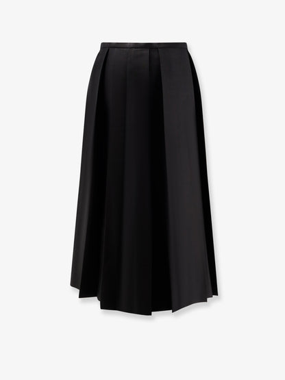 Wool and silk midi dress thumbnail