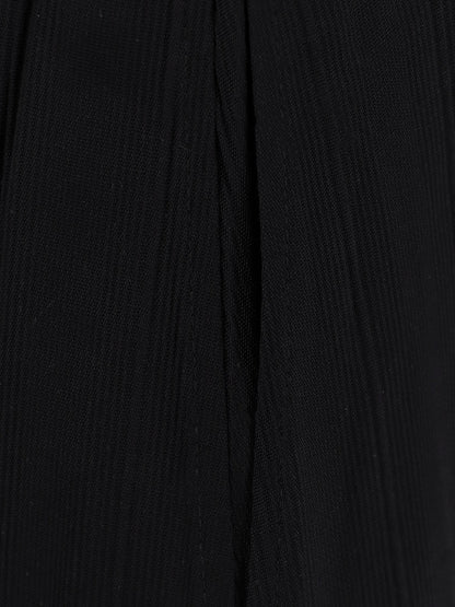 Woven Stripes long viscose dress thumbnail