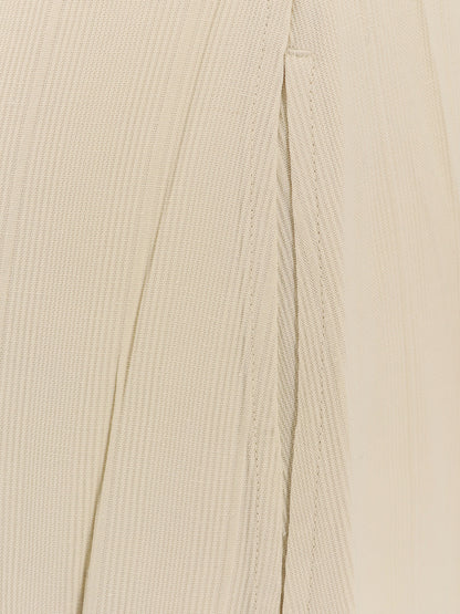 Woven Stripes viscose long dress thumbnail