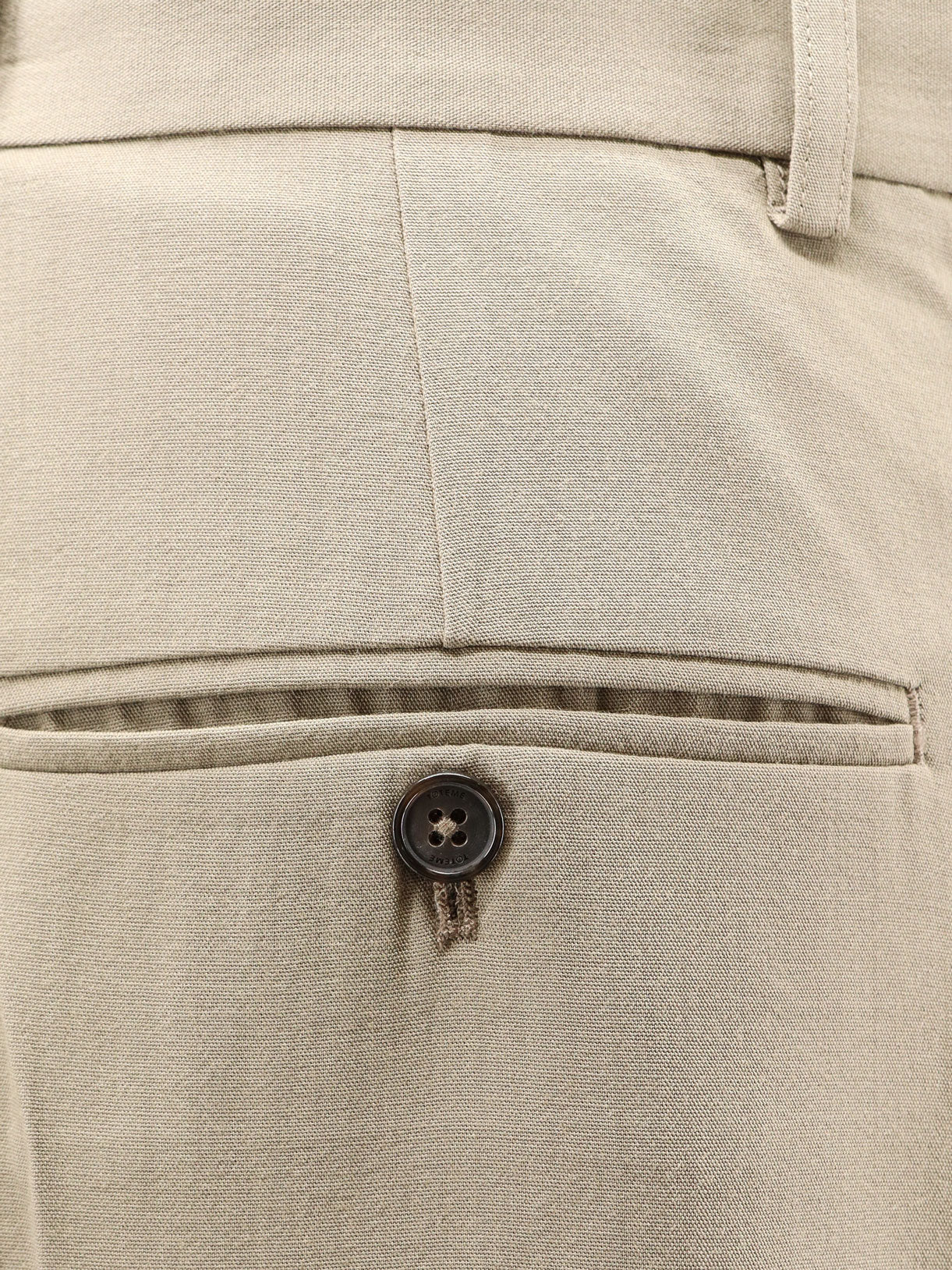 Viscose and wool trousers