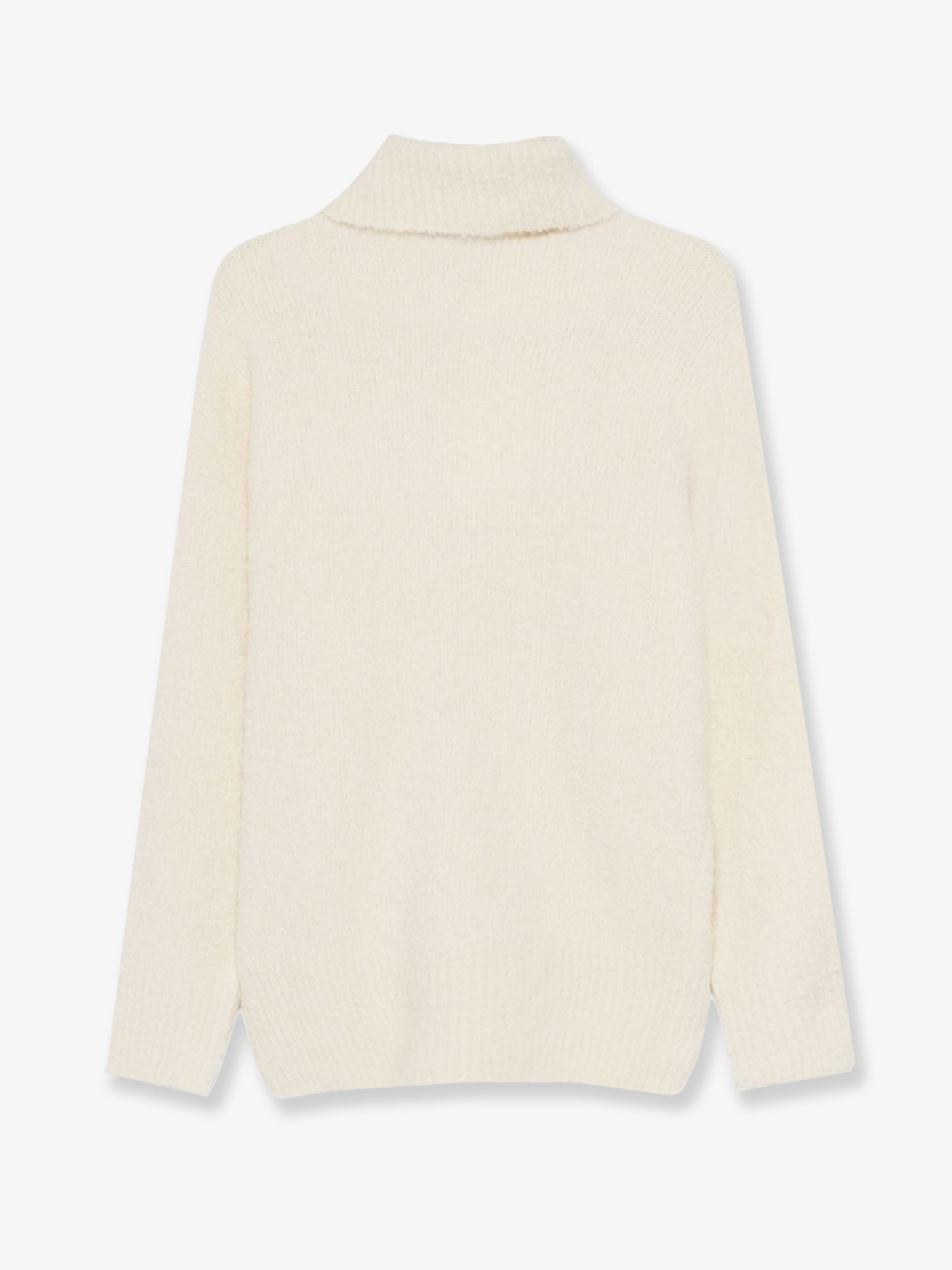 Bouclé alpaca blend turtleneck