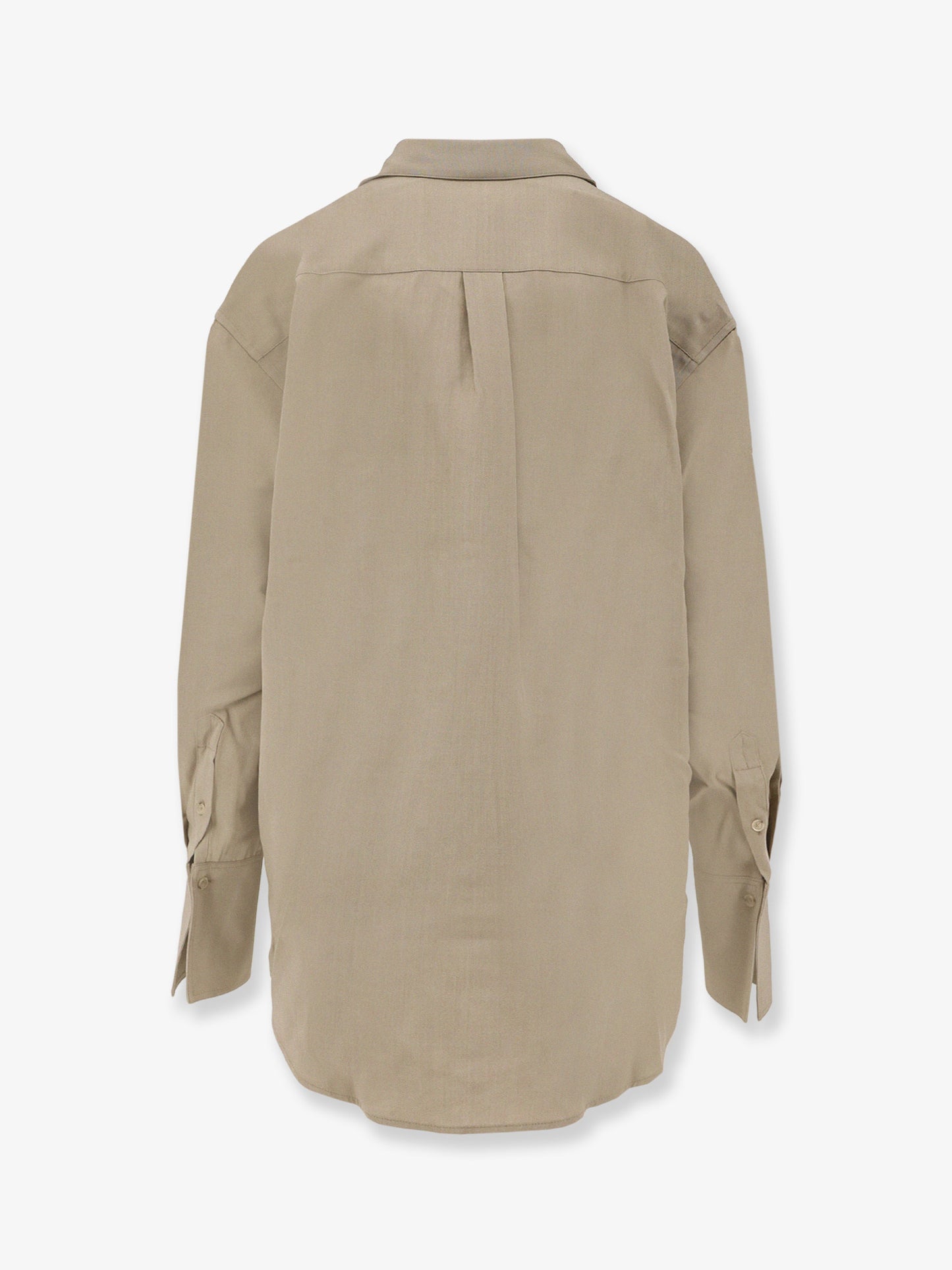 Viscose and wool shirt